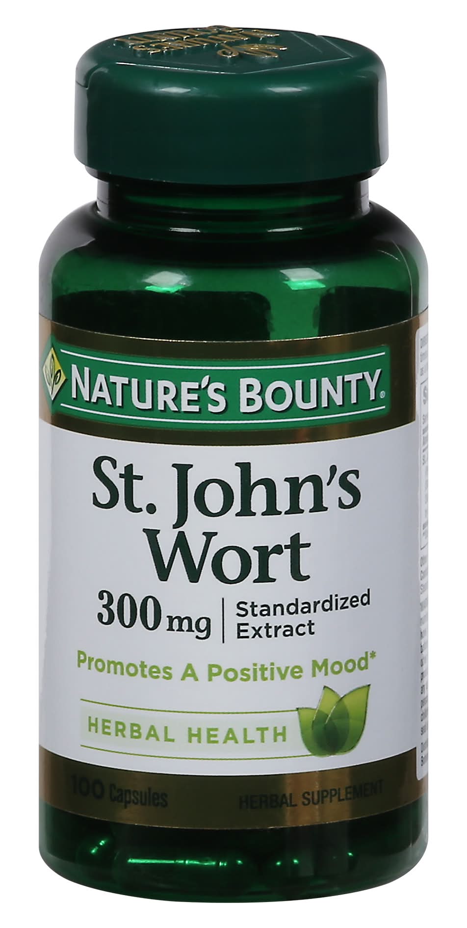 Nature's Bounty St. John's Wort 300 mg Herbal Health Capsules