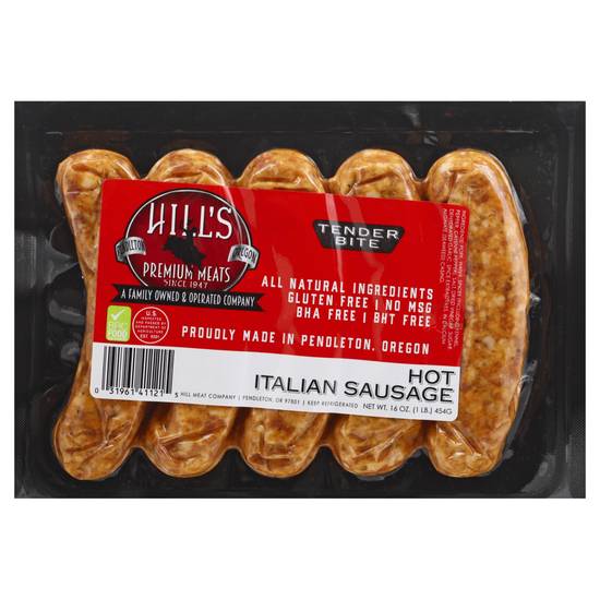 Hill's Premium Meats Hot Italian Sausage Tender Bite (16 oz)