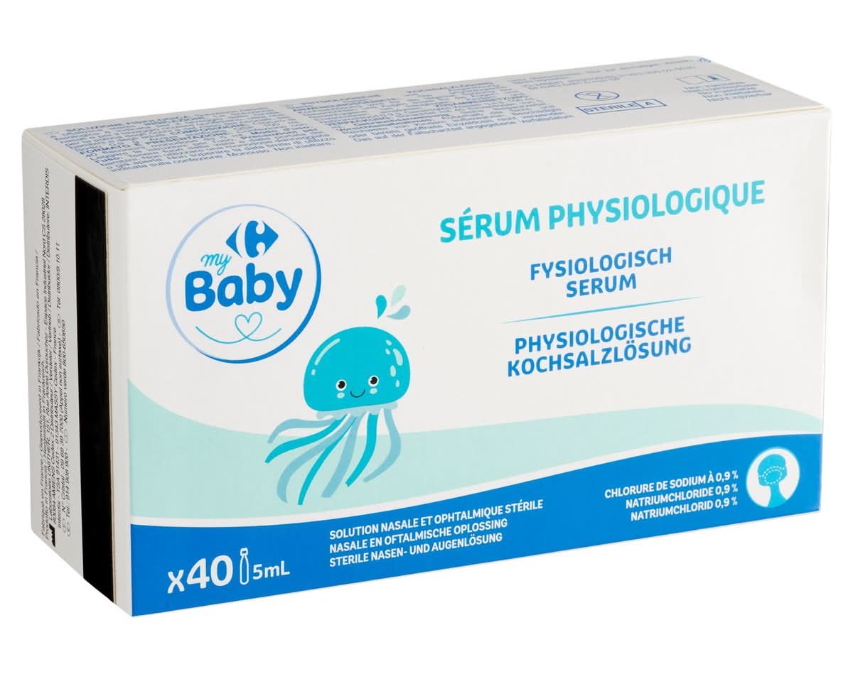 Carrefour Baby Sérum Physiologique 40 x 5 ml