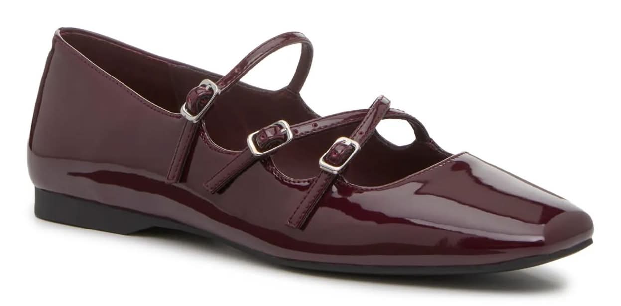 Steve Madden Roree Flat (Burgundy Medium - 10)