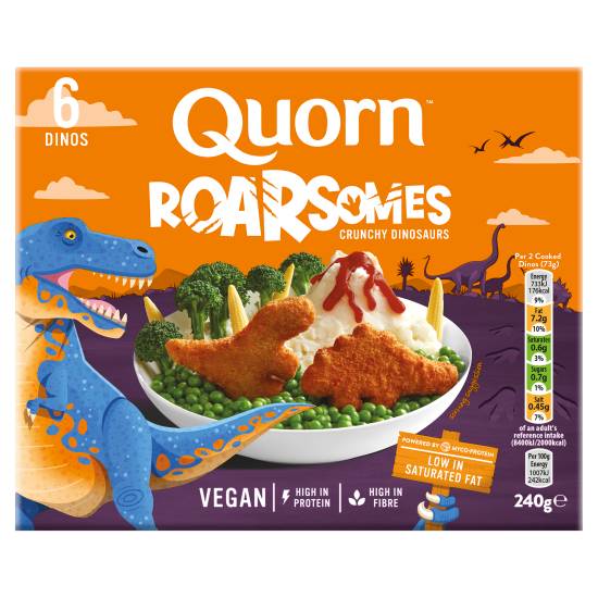 Quorn Roarsomes Vegan Dinosaurs