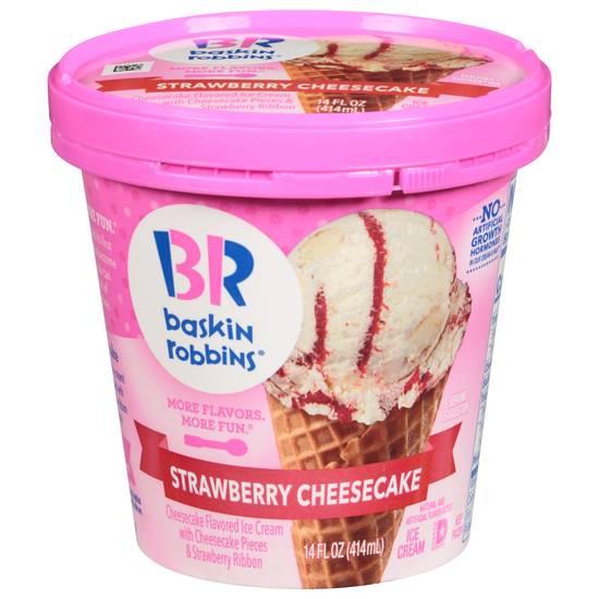 Baskin Robbins Ice Cream (strawberry cheesecake)
