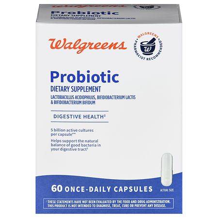 Walgreens Probiotic Once-Daily Capsules (60 ct)