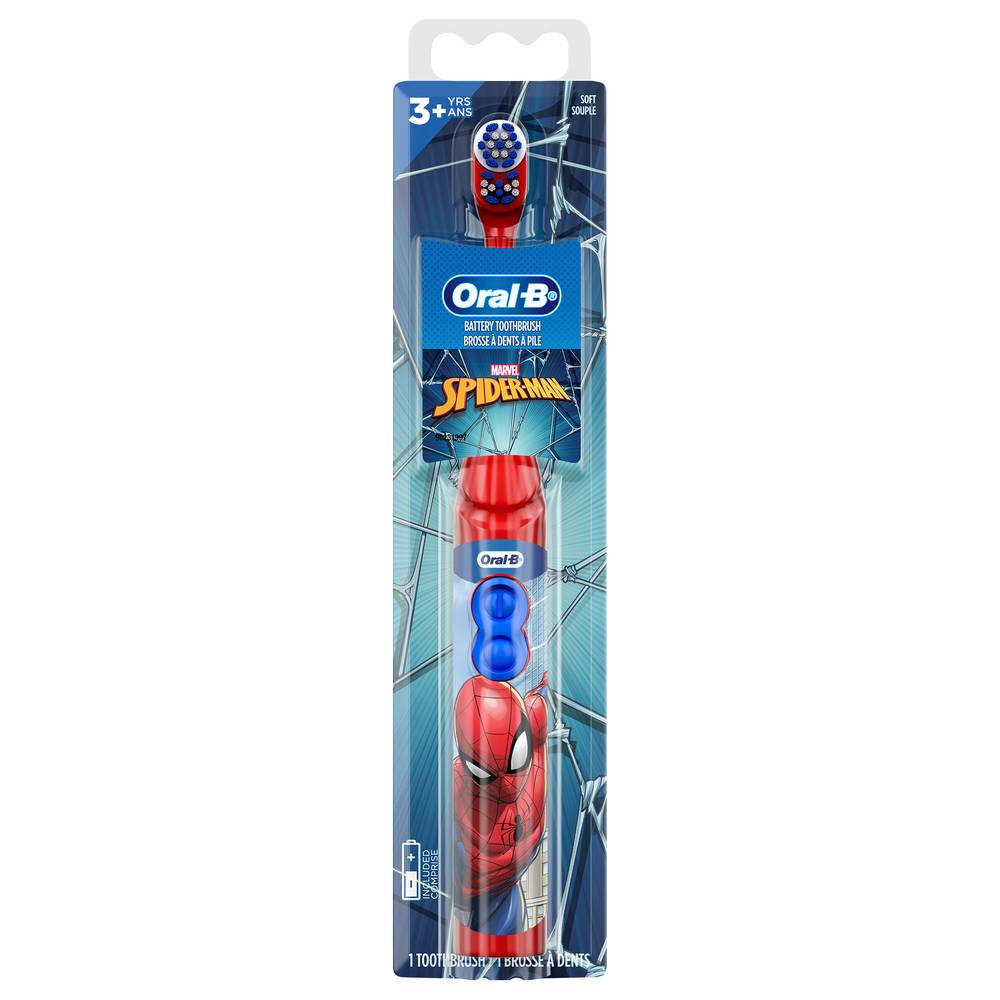 Oral-B Marvel Spiderman Kid's 3+ Battery Toothbrush