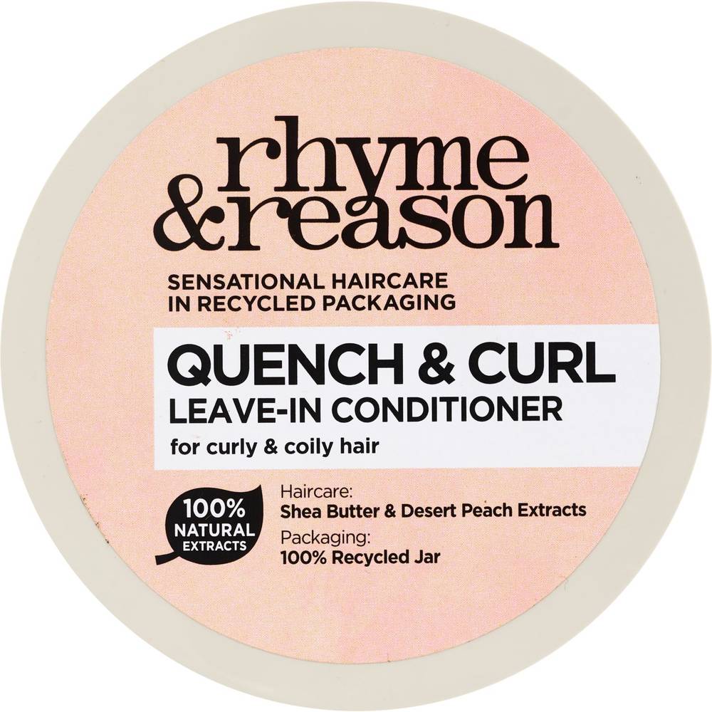 Rhyme & Reason Quench & Curl Leave-In Conditioner, 10.8 OZ