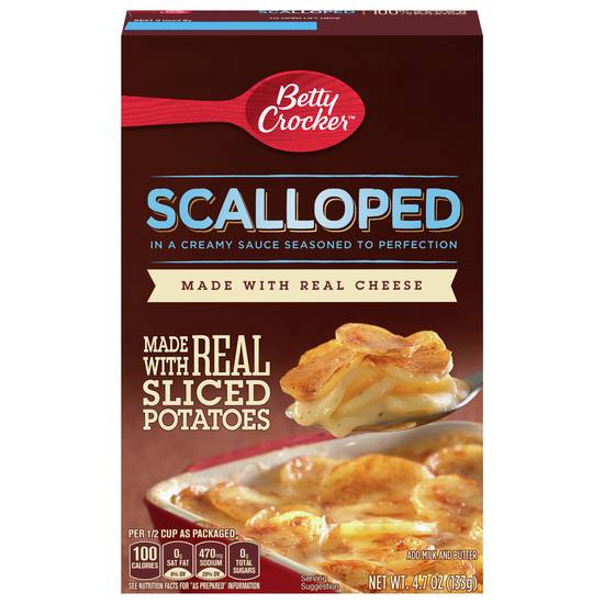 Betty Crocker Sliced Potatoes Scalloped With Cheese