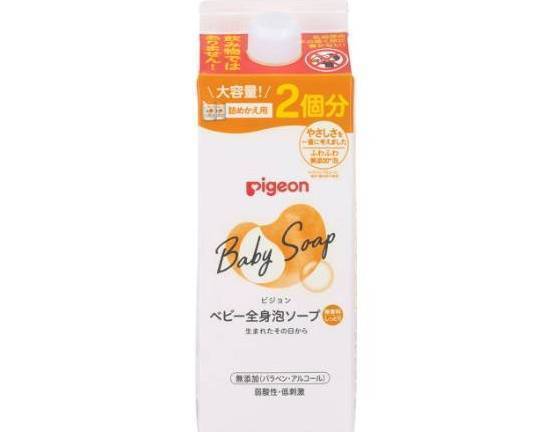 全身泡ソープしっとり詰めかえ用２回分８００ｍｌ:4902508084444