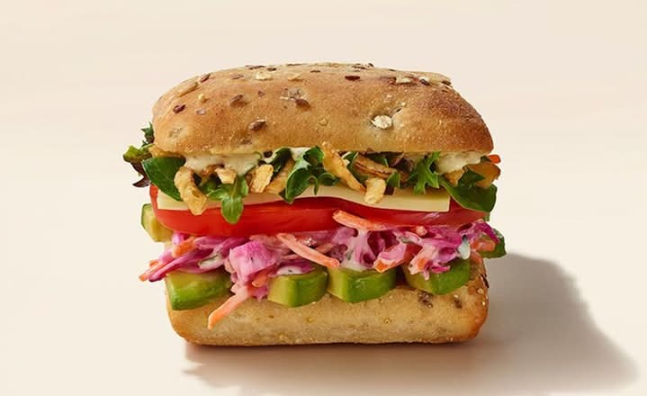 Avocado Veggie Sandwich