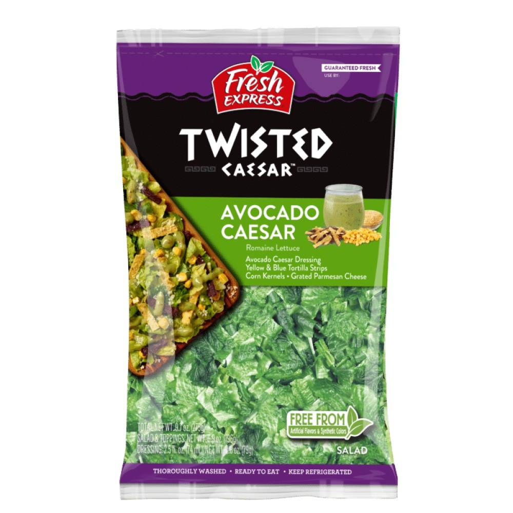 Fresh Express Twisted Caesar Avocado Chopped Salad Kit (9.7 oz)