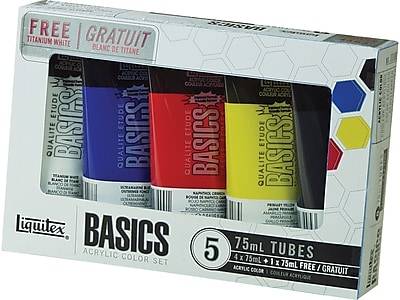 Liquitex Basics Non Washable Acrylic Paints (5 ct) (assorted)