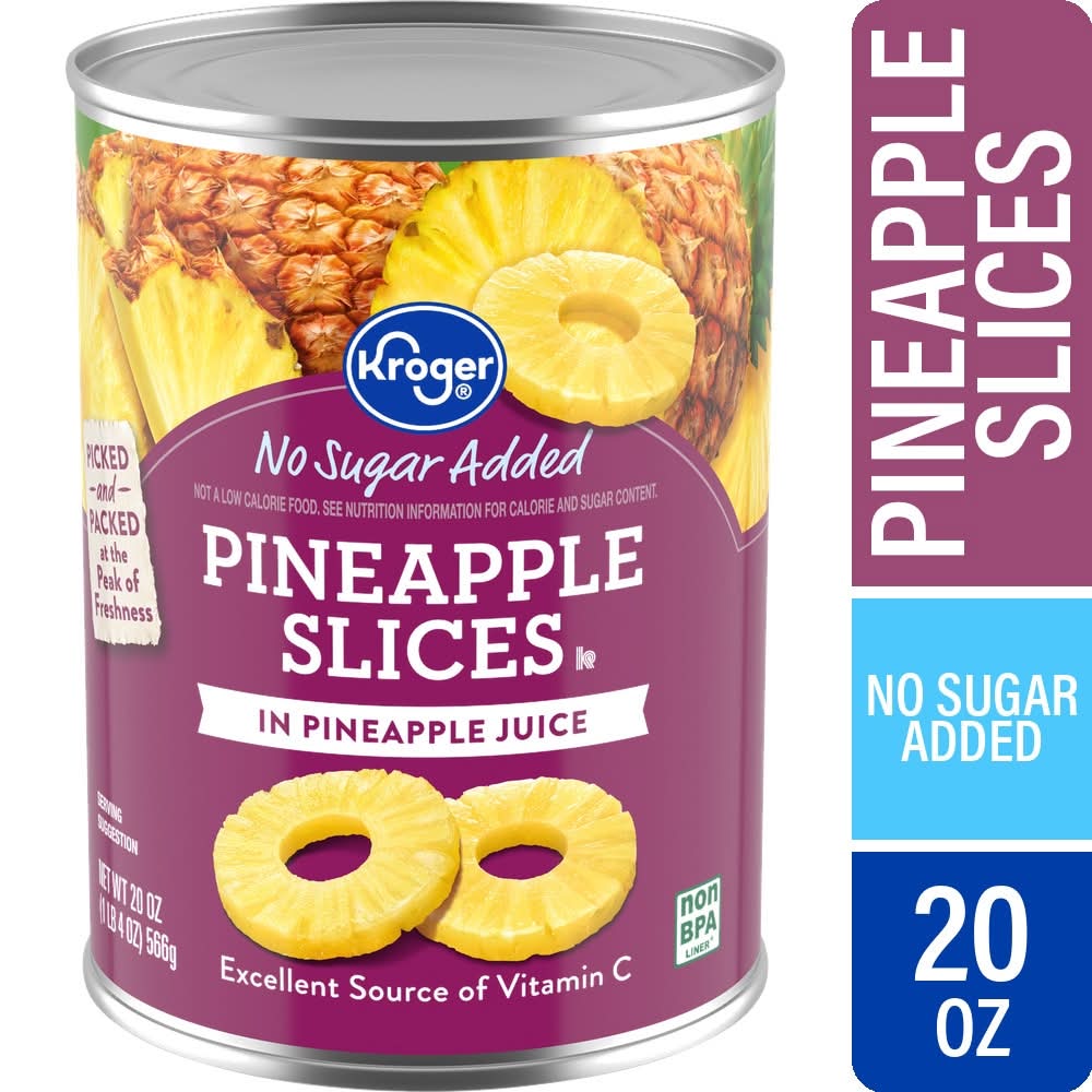 Kroger Canned Pineapple Chunks in Pineapple Juice (20 oz)