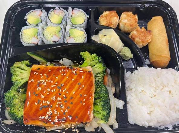 Salmon Teriyaki bento