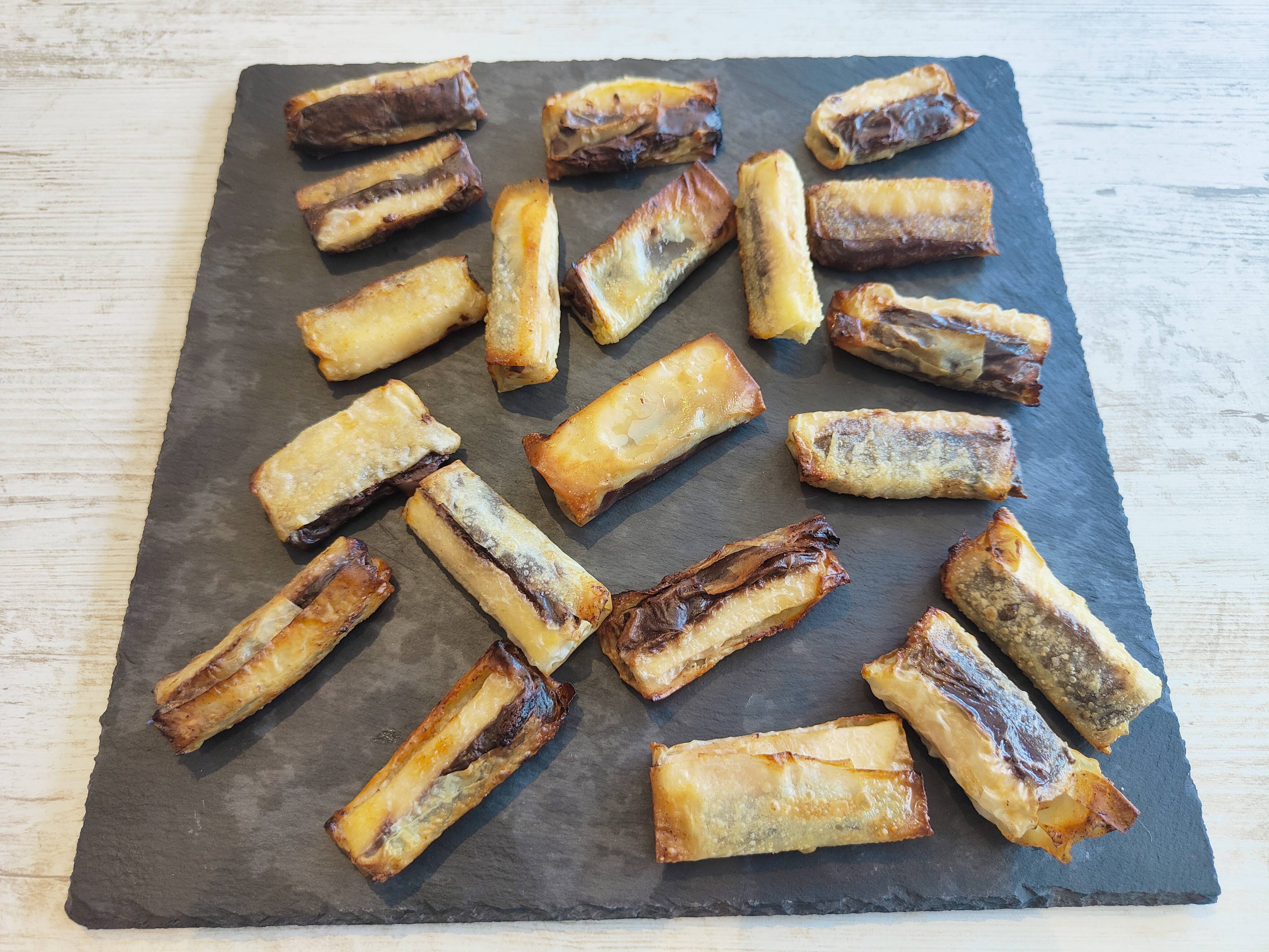 Nems pomme chocolat