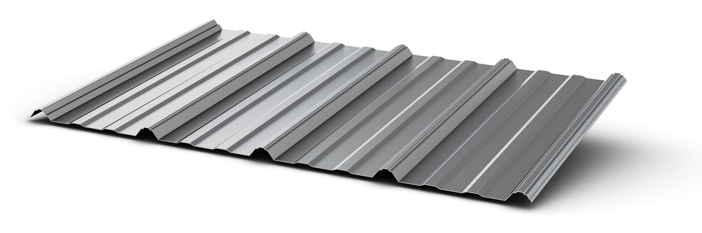 Union Corrugating Master Rib 3.17-ft x 12-ft Ribbed Galvalume 29-Gauge Steel Roof Panel