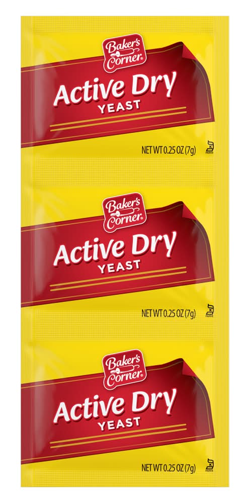 Baker's Corner Active Dry Yeast (3 x 0.25 oz)