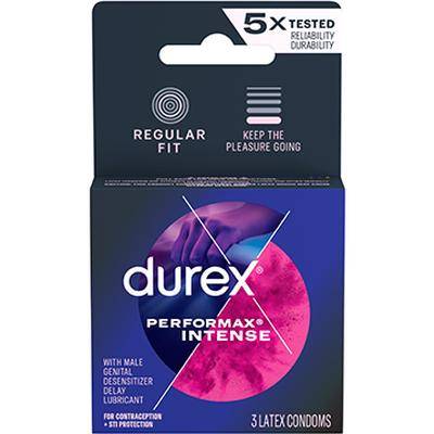 DUREX Preservativo Performax Intense x3 91081