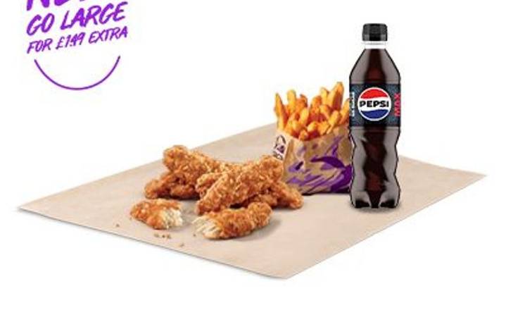 5 x Crispy Chicken Tender Large Meal