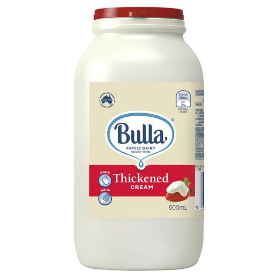 Bulla Thickened Cream 600mL