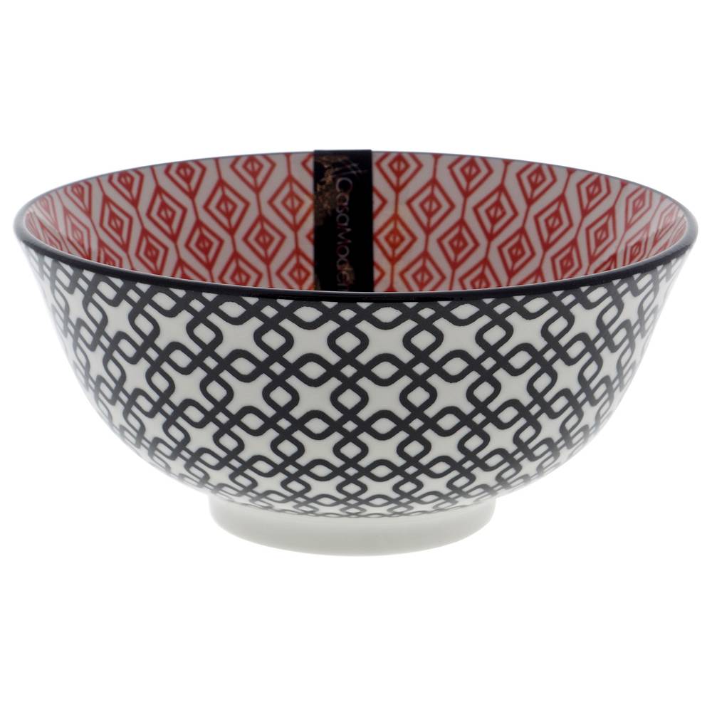 Bowl with Contrasting Decals