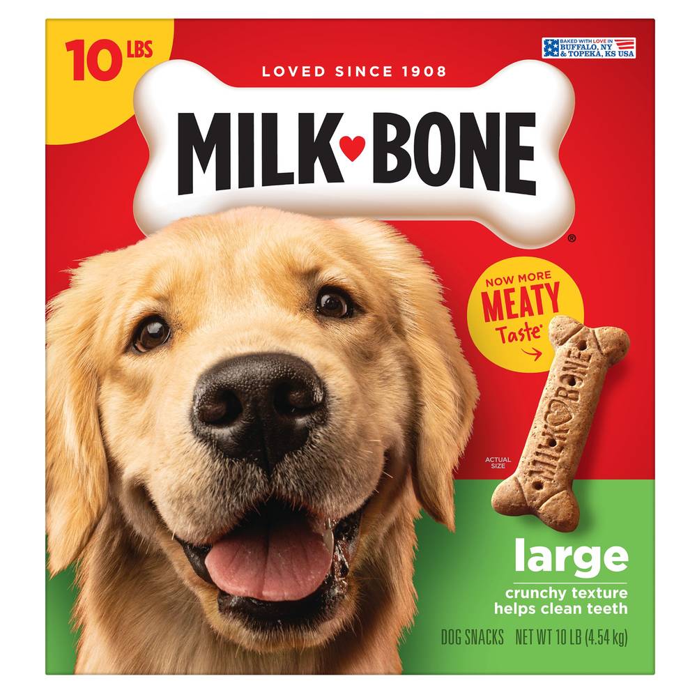Milk-Bone Dog Treat All Ages - Original (Flavor: Original, Size: 10 Lb)