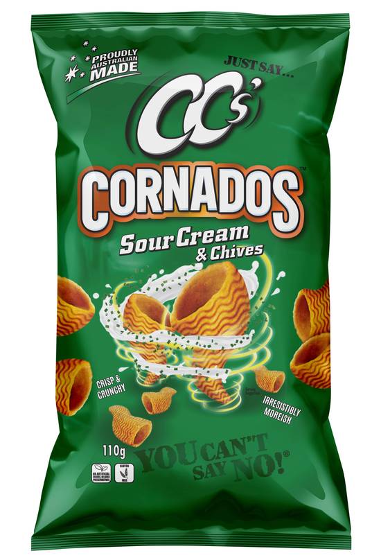 CC's Cornados Sour Cream & Chives 110g