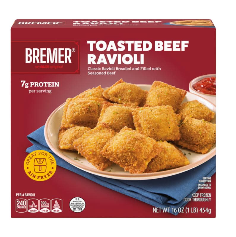 Mama Cozzi's Pizza Kitchen Breaded Original Toasted Ravioli, Original Beef (16 oz)