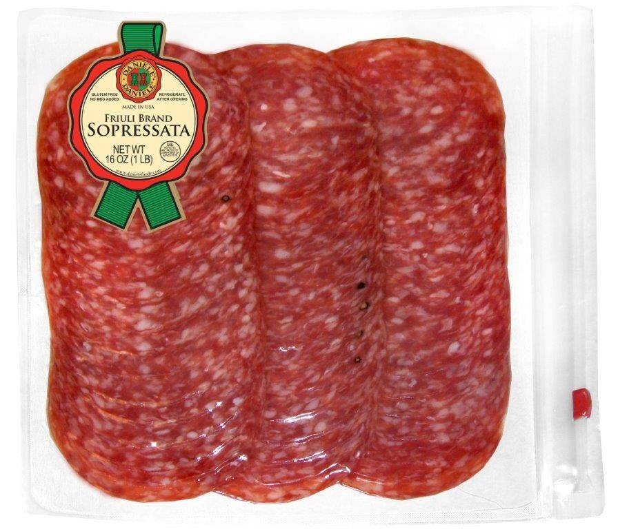 Daniele - Sliced Sopressata di Friuli- 16 oz (Case of 5)