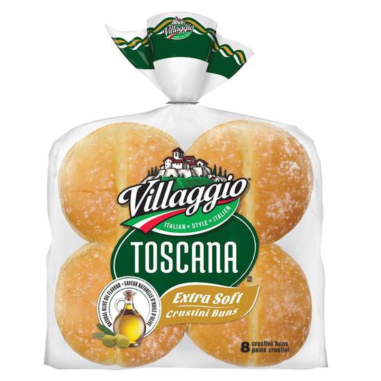 Villaggio Toscana Extra Soft Crustini Buns (8 ct)