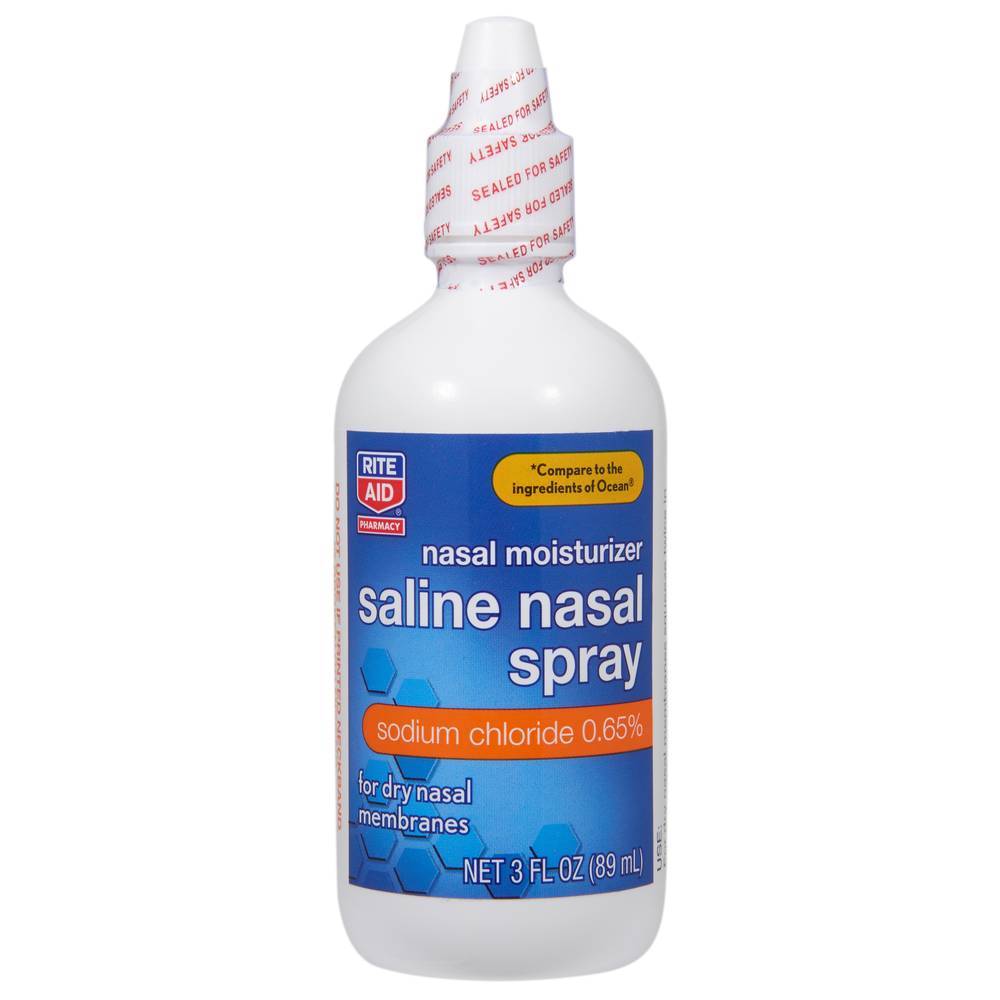 Rite Aid Saline Nasal Spray