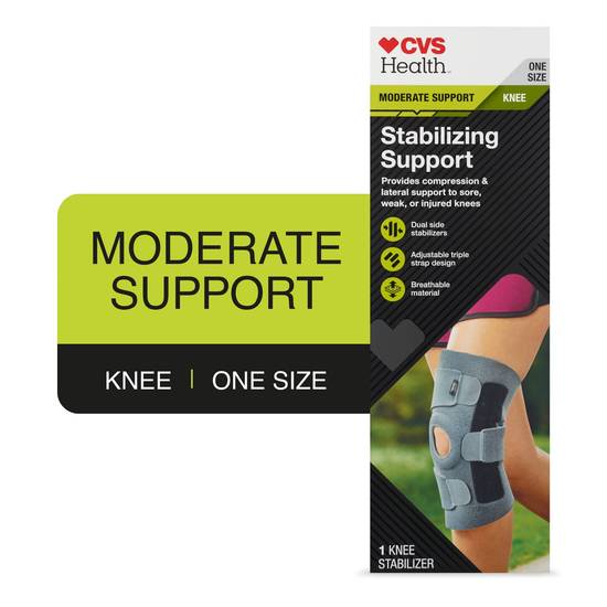 CVS Health Adjustable Stabilizing Knee Support, One Size