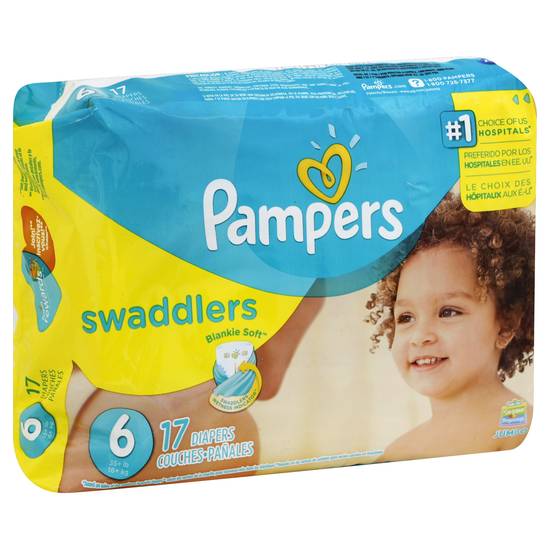 Pampers Swaddlers Diapers (6/jumbo)