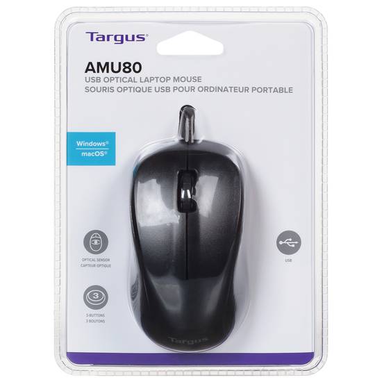 Targus Amu80 Usb Optical Laptop Mouse