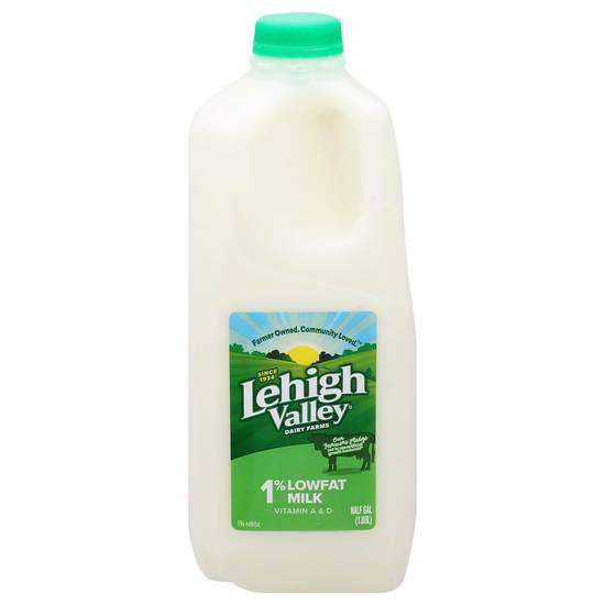 Lehigh Valley 1% Lowfat Milk (1/2 gal)