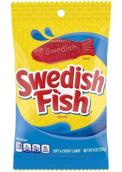 Swedish Fish Peg Bag, 8 Oz
