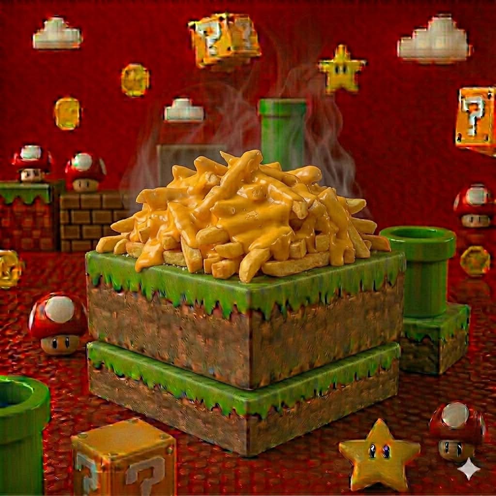 Frites cheddar