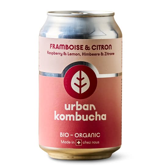 Kombucha Raspberry & Lemon 3.3dl