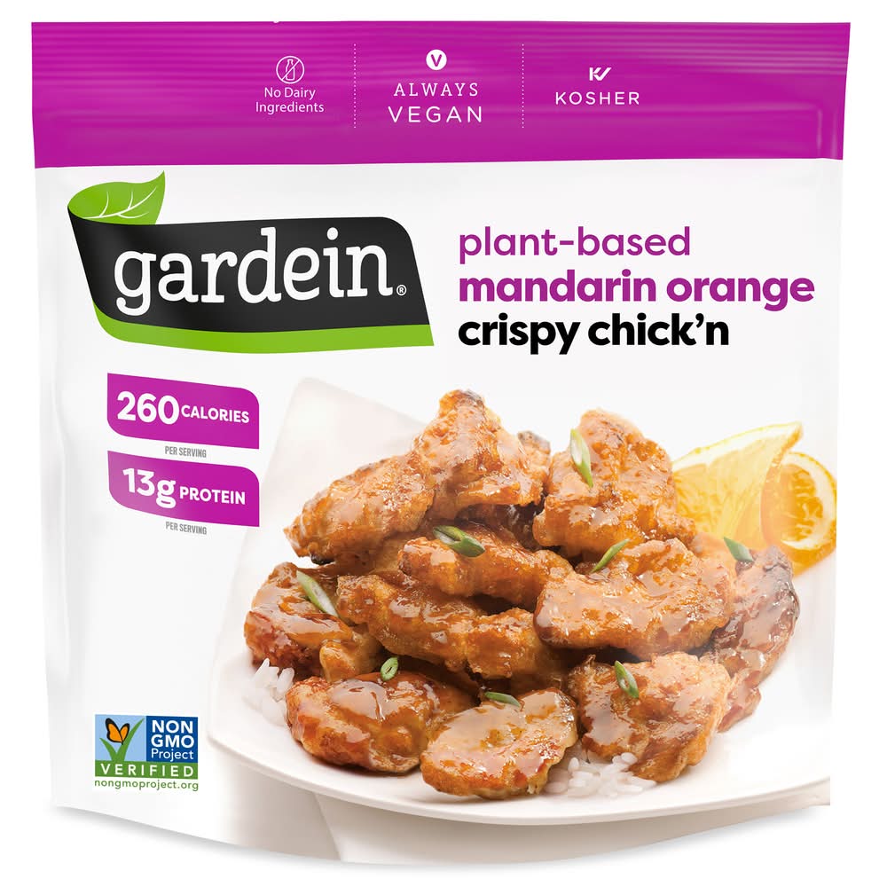 Gardein Plant-Based Crispy Chicken, Mandarin Orange (10.5 oz)