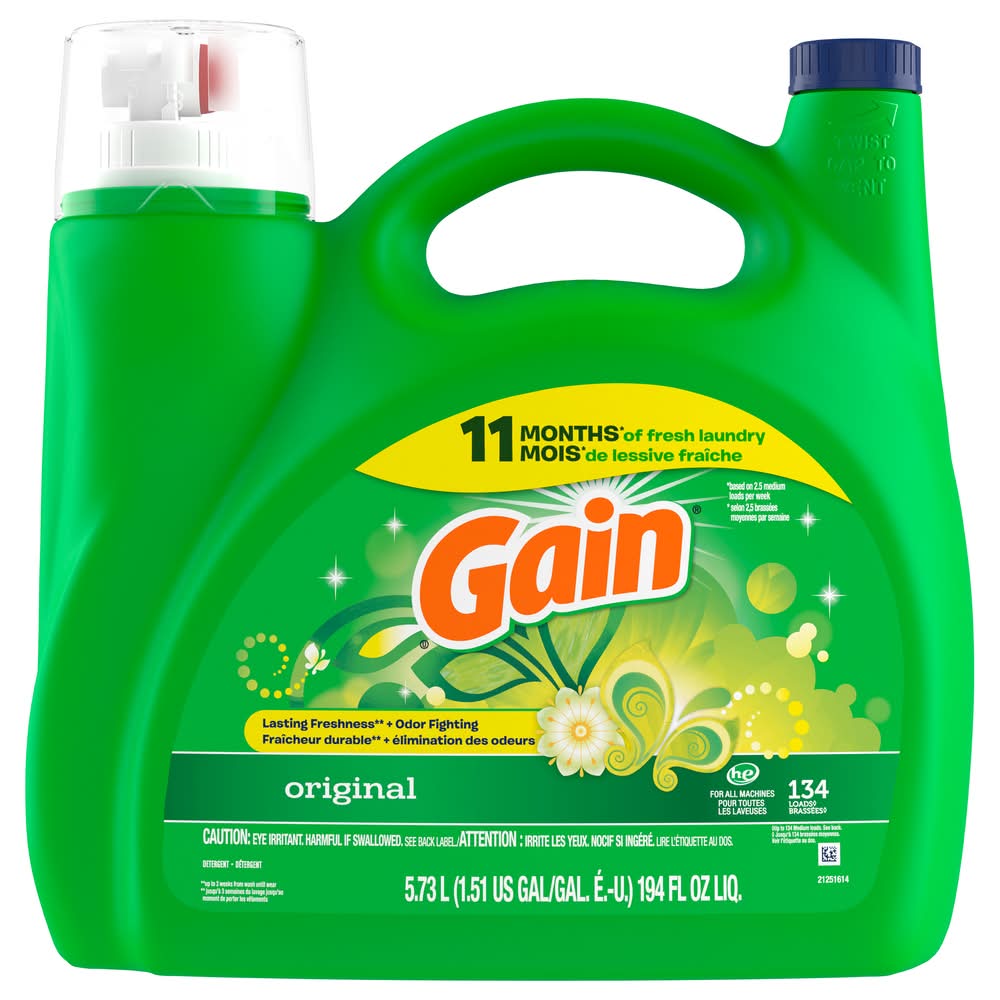 Gain Original Liquid Laundry Detergent (194 fl oz)