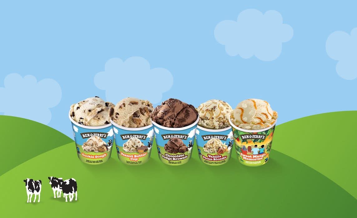 Zestaw 5 kubków BEN&JERRY'S