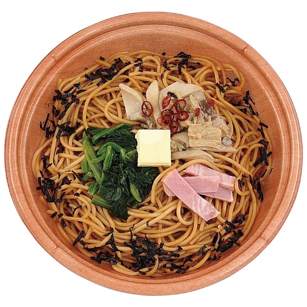 ◎大盛３種きのこのバター醤油スパ