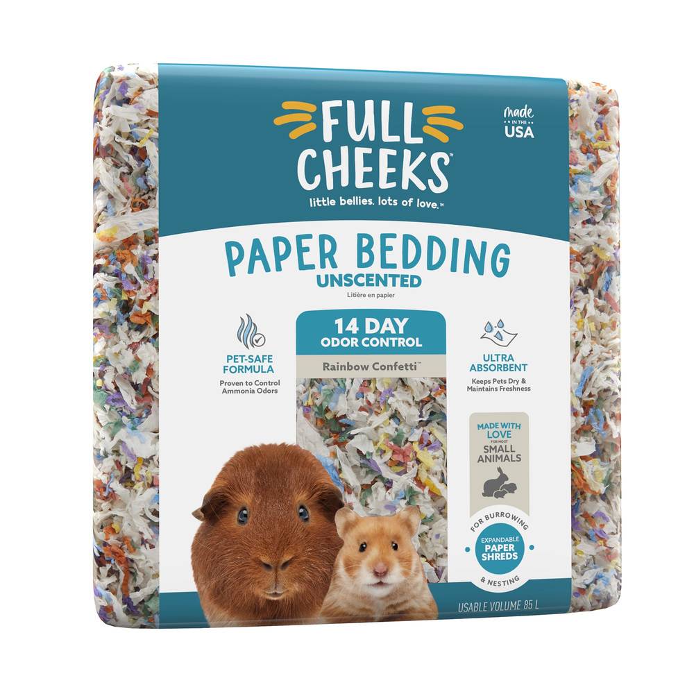 Full Cheeks™ Odor Control Small Pet Paper Bedding - Funfetti Cake (Size: 85 L)