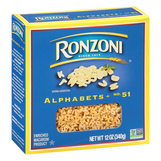 Ronzoni Alphabets Pasta