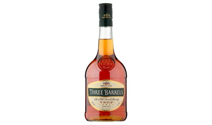 Three Barrels Rare Old French Brandy VSOP 70cl