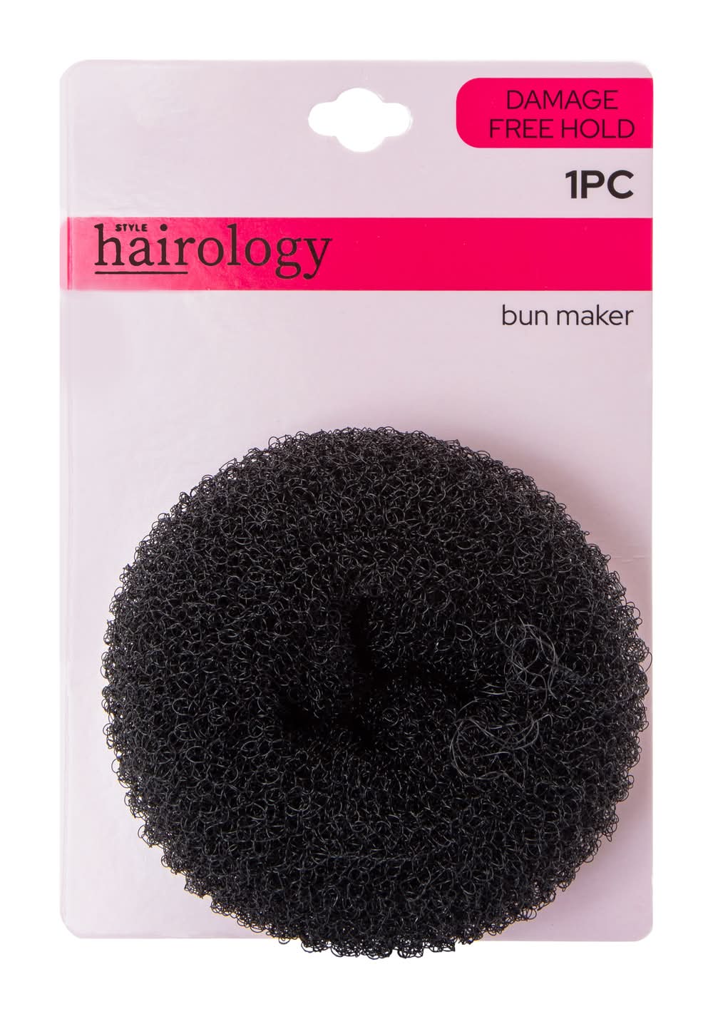 Bun Maker Hair Donut Black