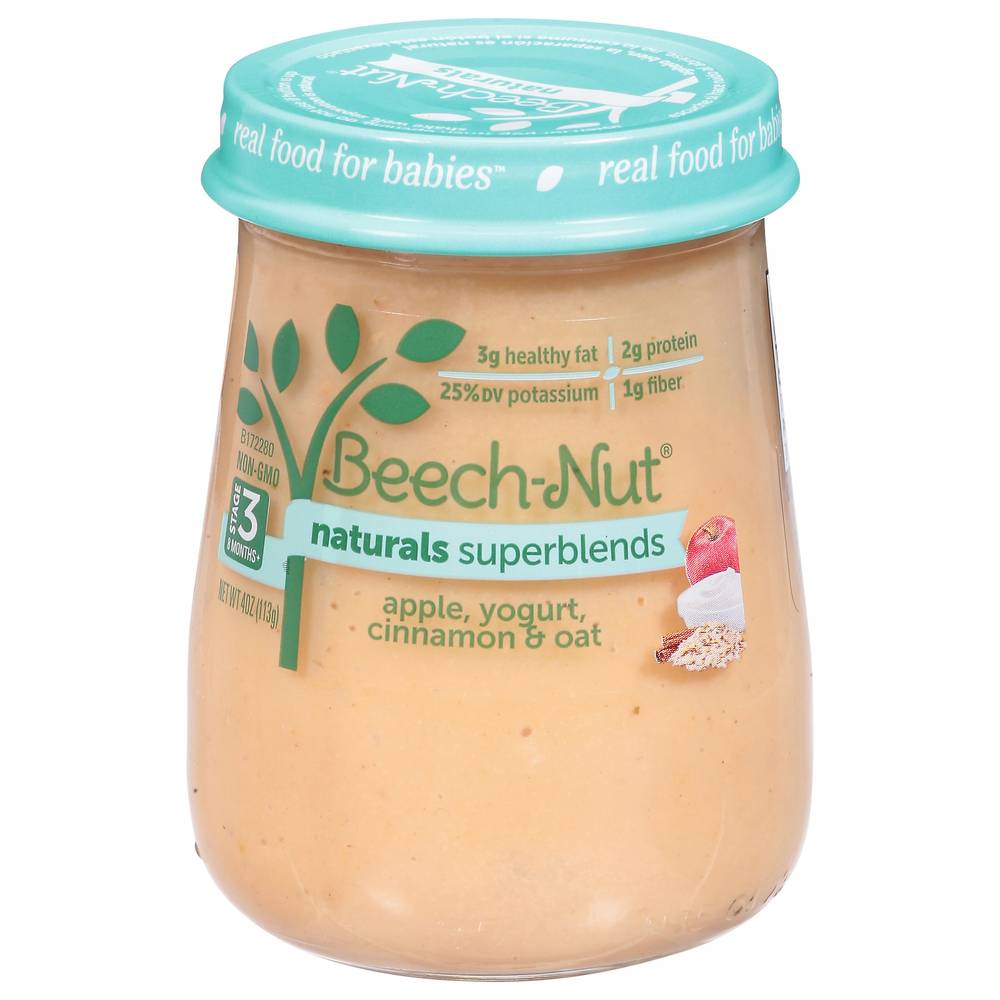 Beech-Nut Apple Yogurt Cinnamon & Oat Baby Food Stage 3 (4 oz)