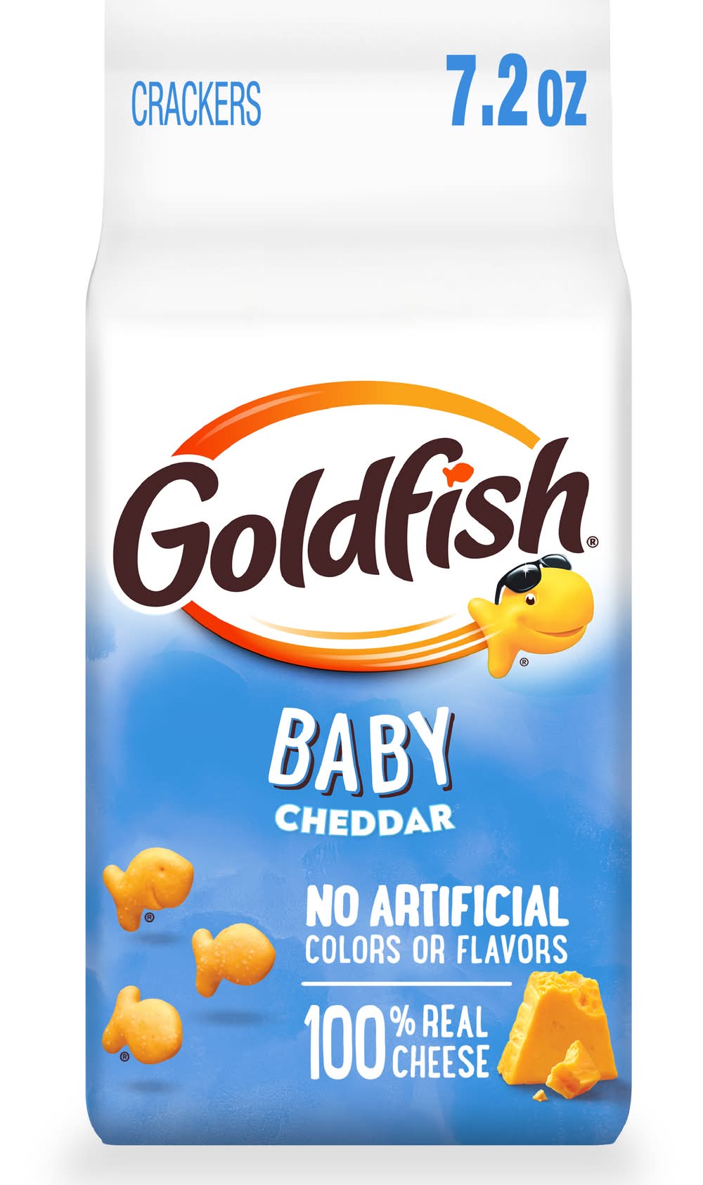 Goldfish Baked Baby Snack Crackers, Cheddar (7.2 oz)