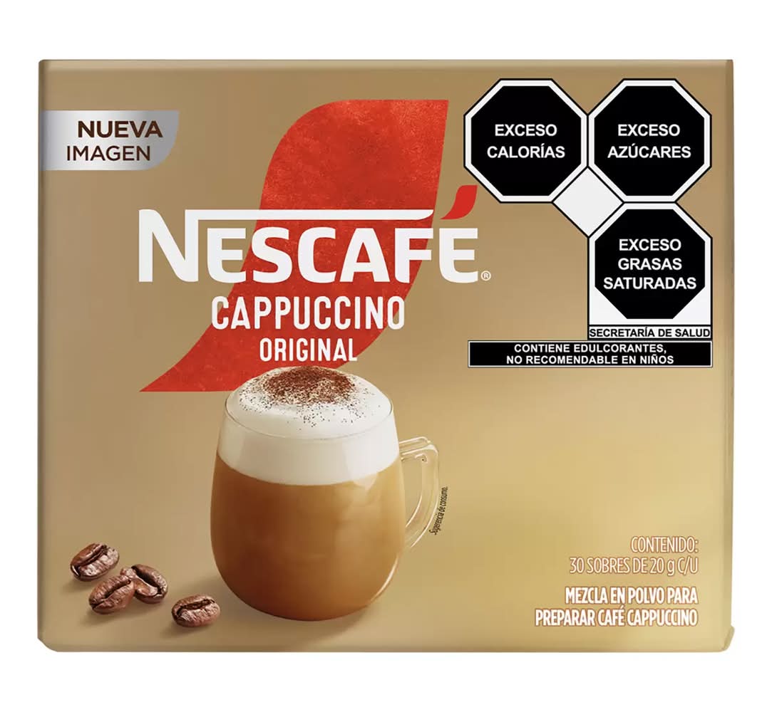 Nescafé · Café instantáneo original en polvo, cappuccino (30 x 20 g)