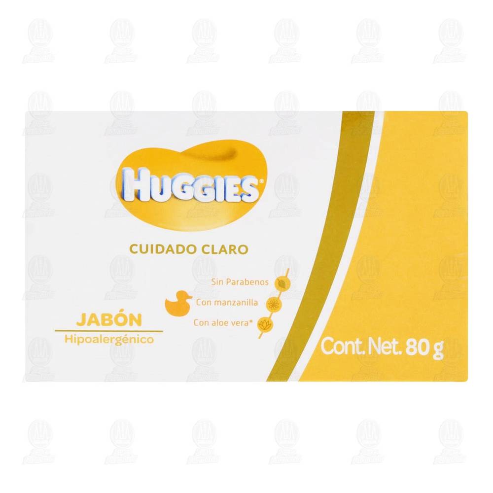 Huggies · Jabón cuidado claro (80 g)