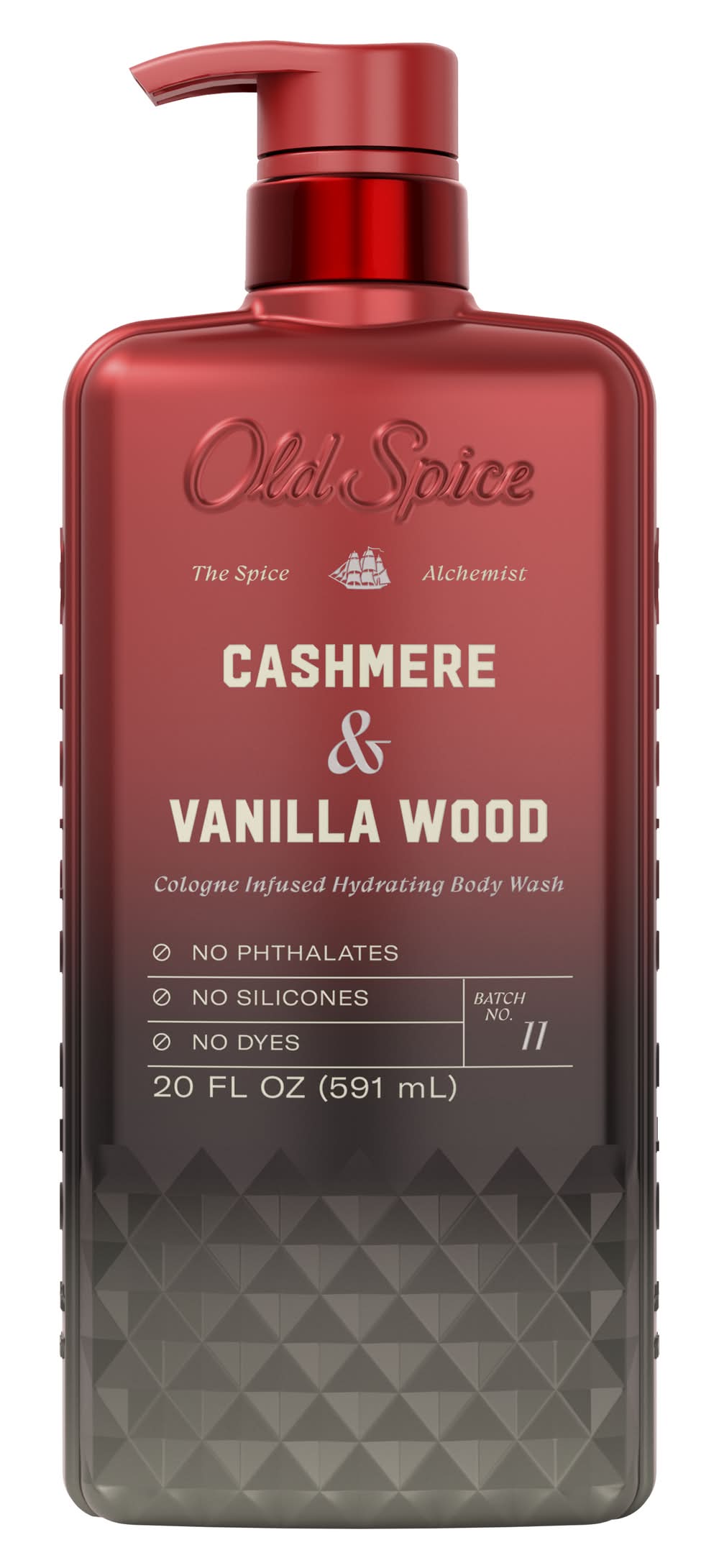 Old Spice Cologne Infused Hydrating Body Wash, Cashmere & Vanilla Wood, Men (20 oz)