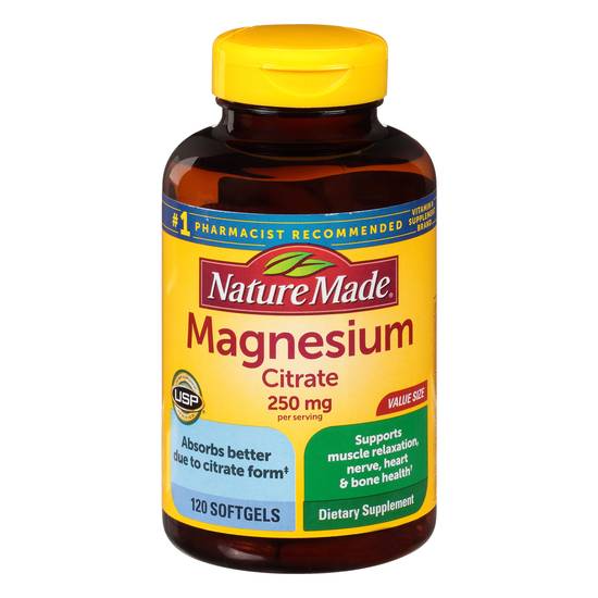 Nature Made Magnesium Citrate 250 mg (120 ct)
